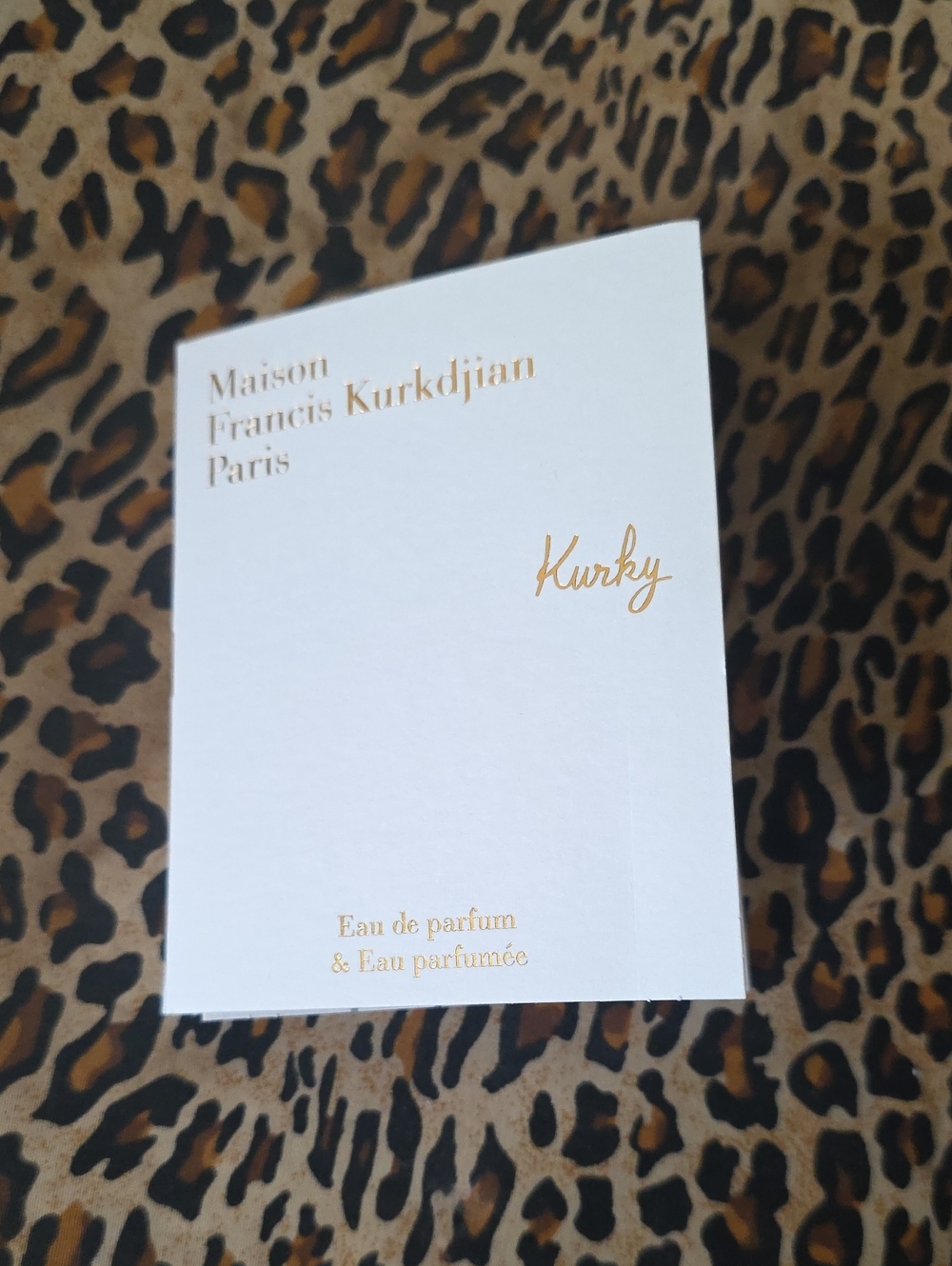 Maison Francis Kurkdjian Kurty Duo Sample